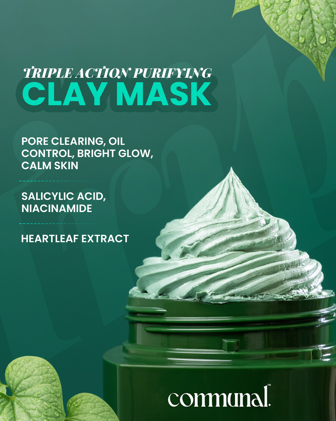 Acne Clarifying Heartleaf Clay Mask
