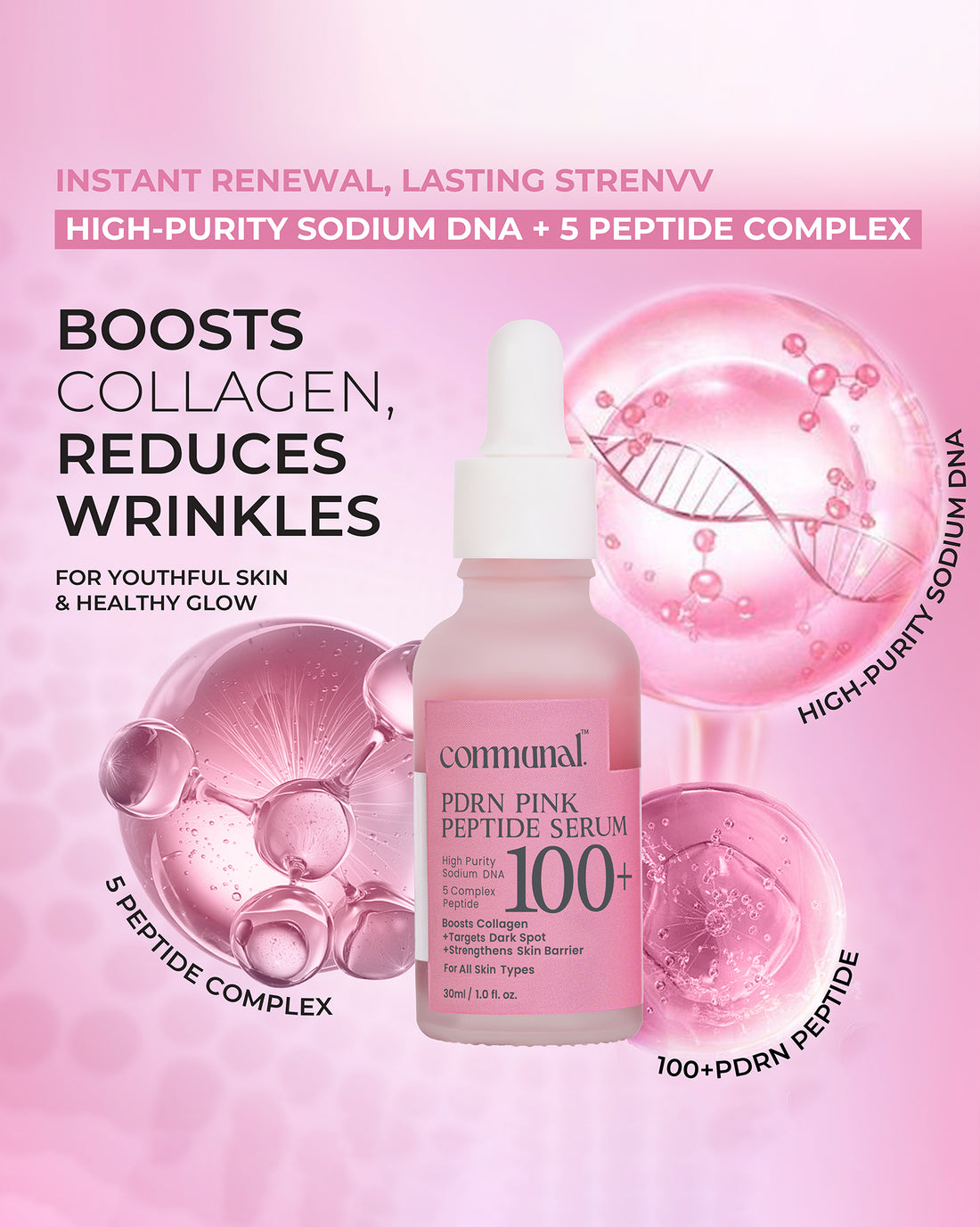 PDRN Pink Peptide Face Serum