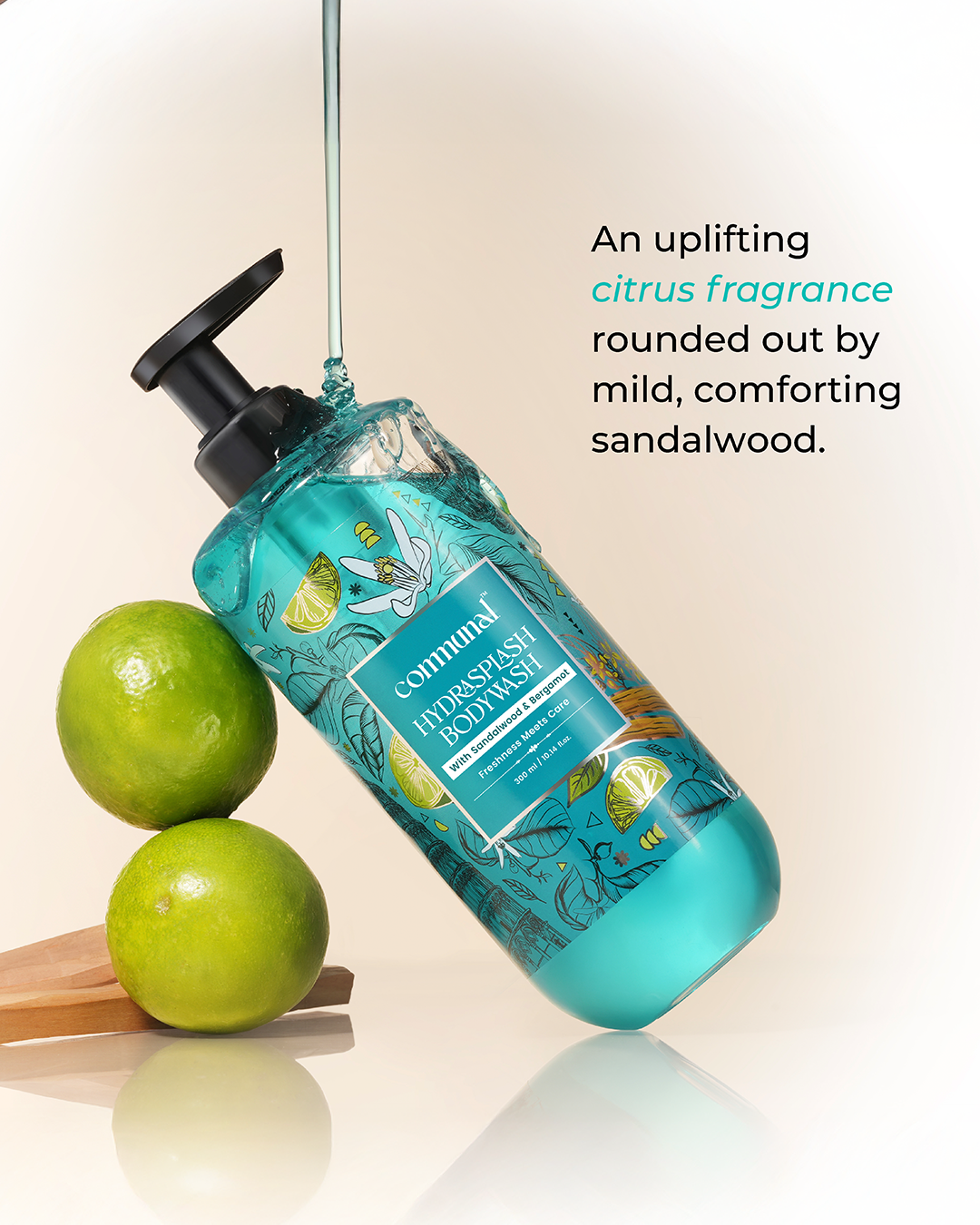 HydraSplash Body Wash with Sandalwood and Bergamot