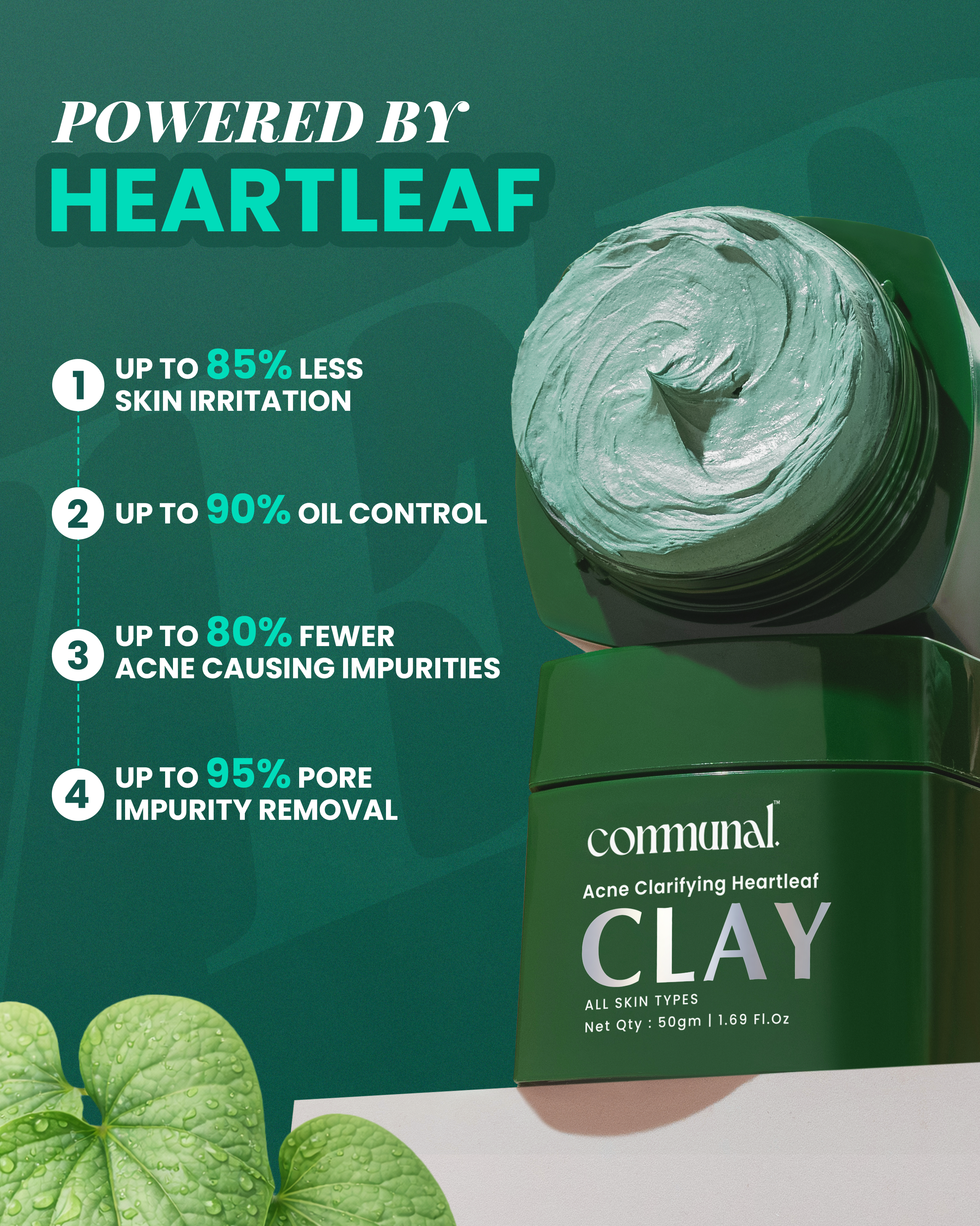 Acne Clarifying Heartleaf Clay Mask
