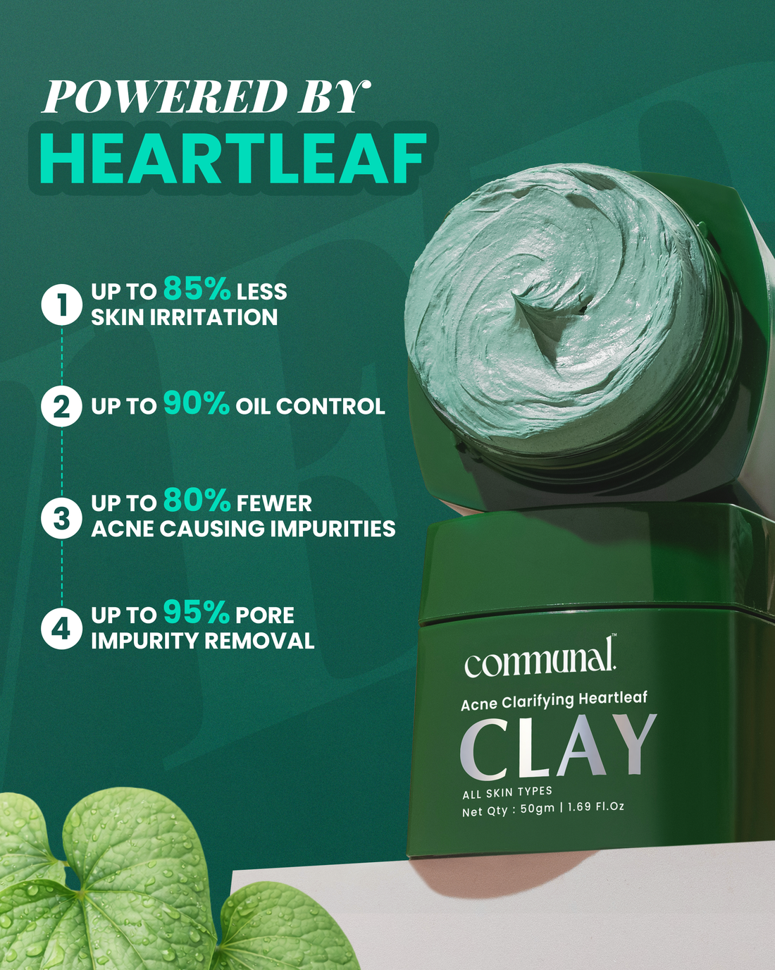 Acne Clarifying Heartleaf Clay Mask