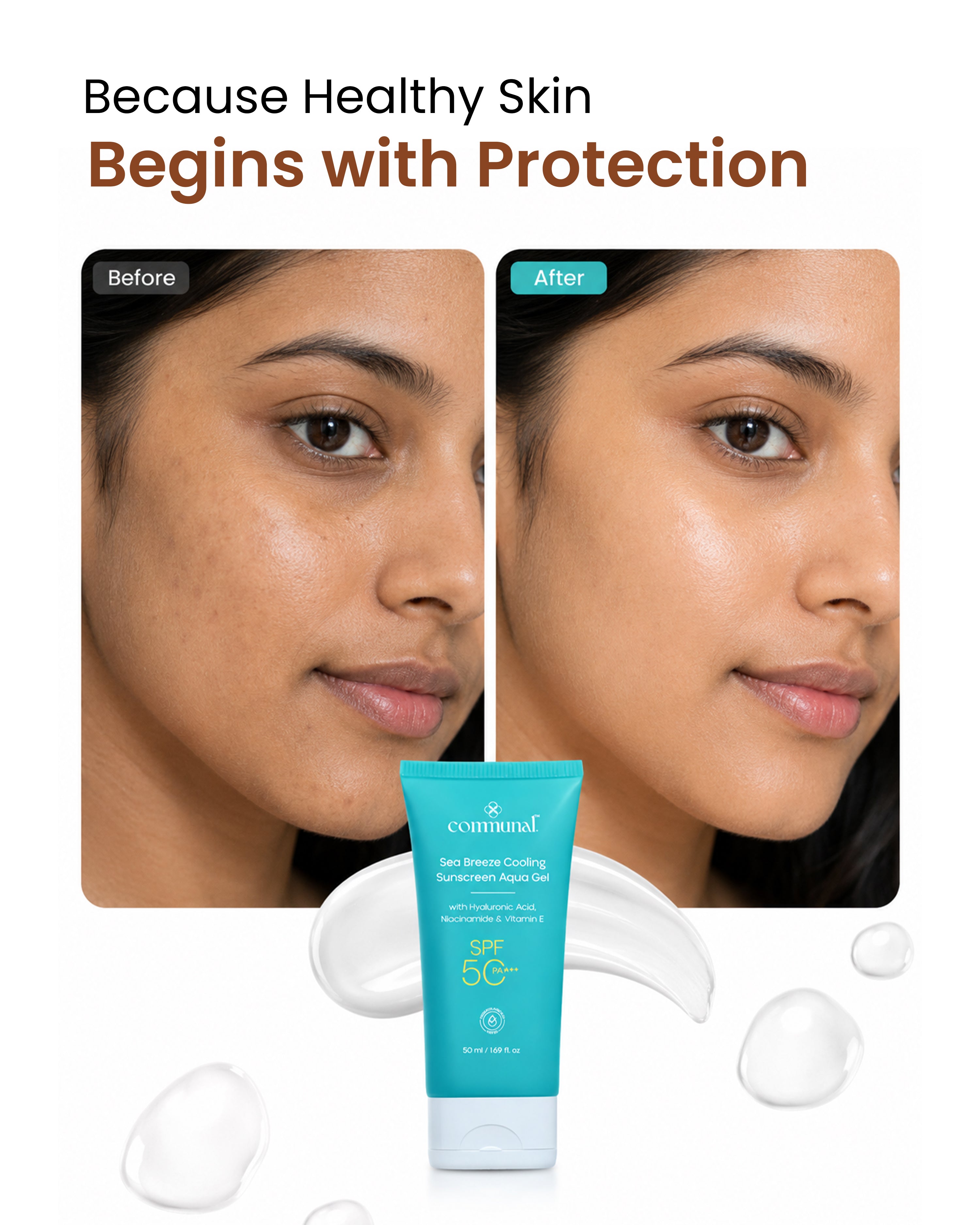 Sea Breeze Cooling Sunscreen Aqua gel