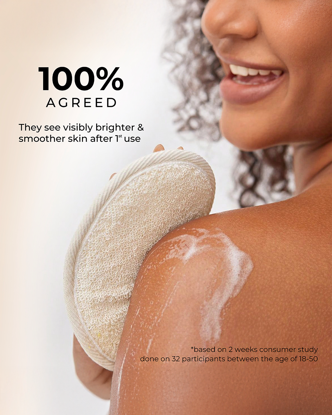 Peach and Crunch Exfoliating Body Wash