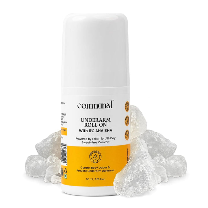 Under Arm Roll On With 6%AHA BHA Powered by Fitkari