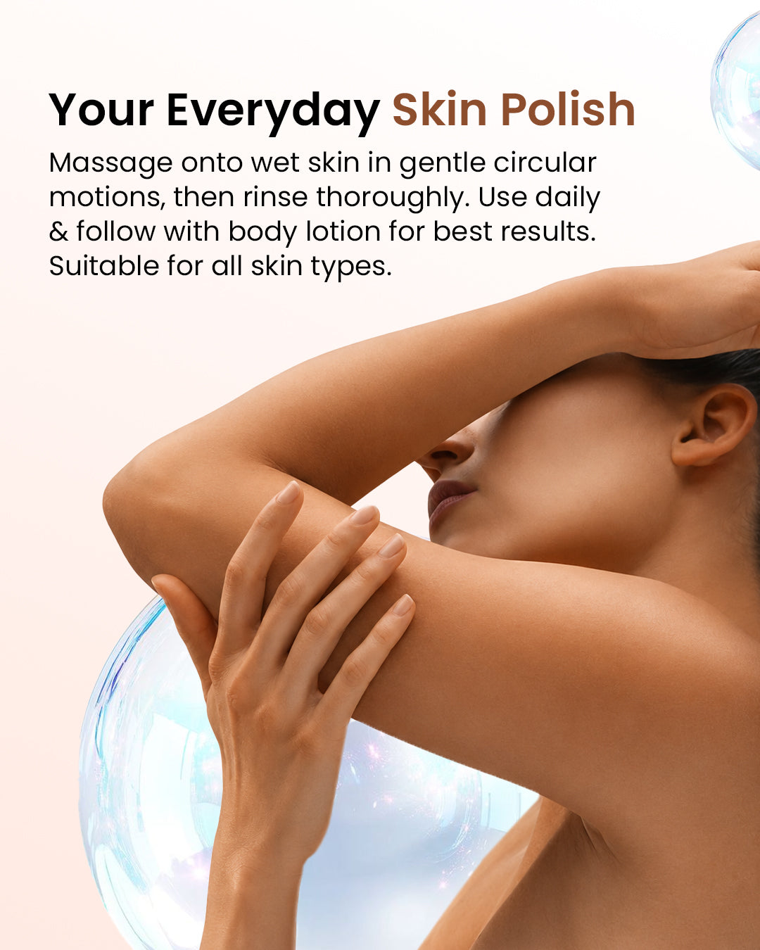 Peach and Crunch Exfoliating Body Wash