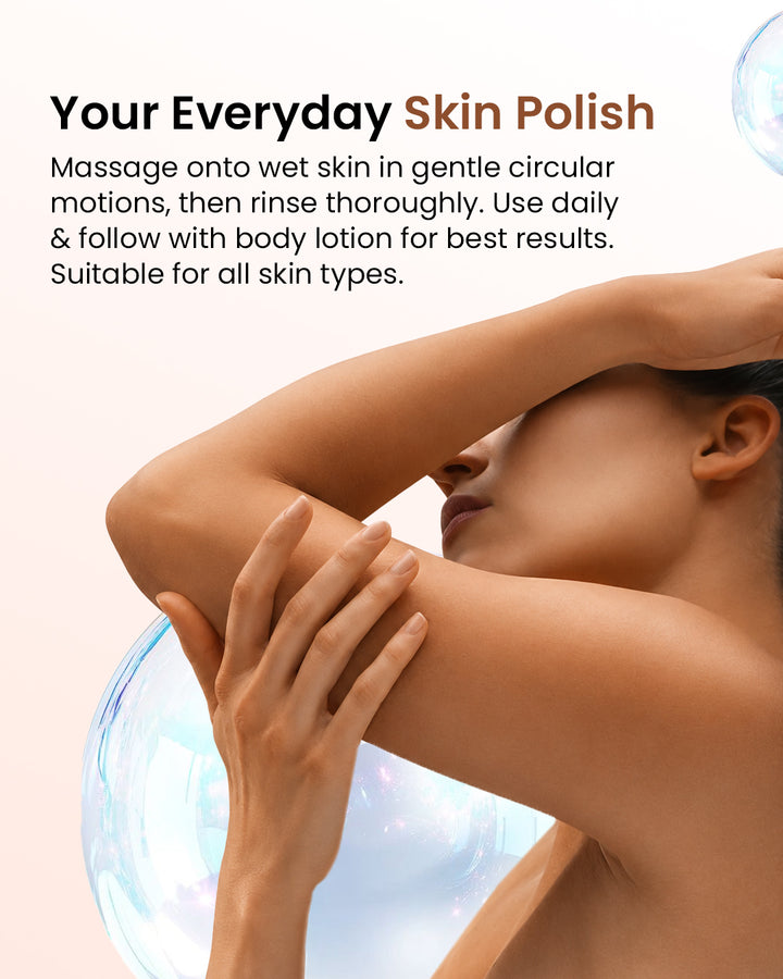 Peach and Crunch Exfoliating Body Wash