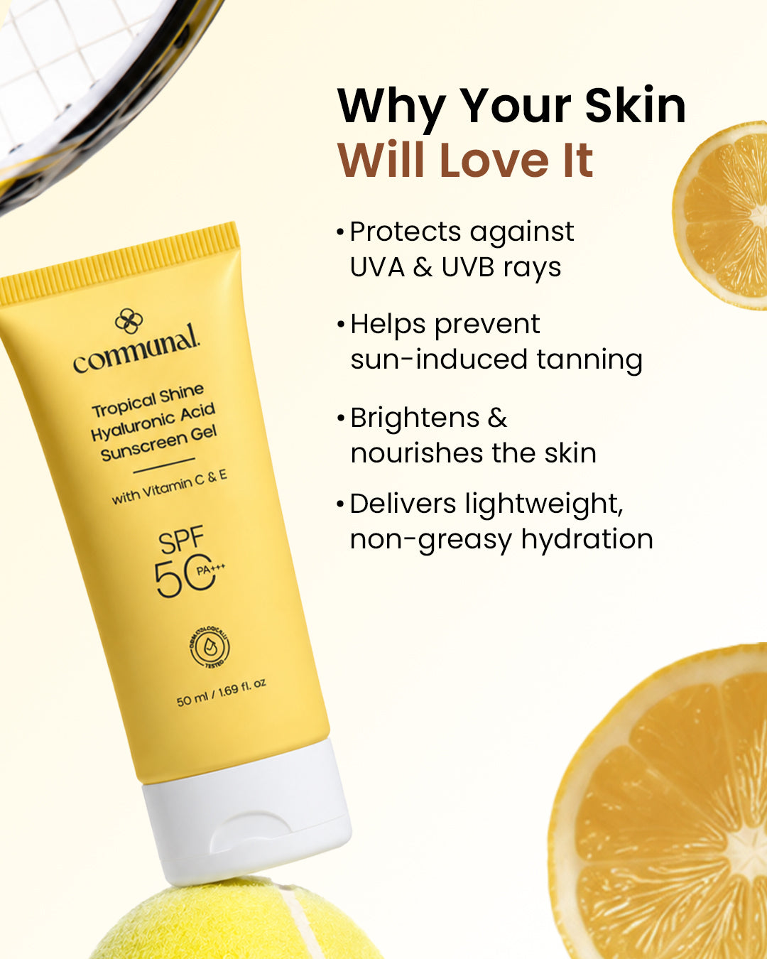 Tropical Shine Sunscreen Gel