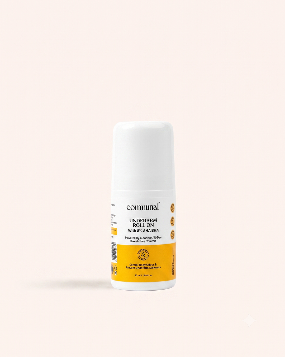 Fitkari Underarm Roll-On With 6% AHA BHA