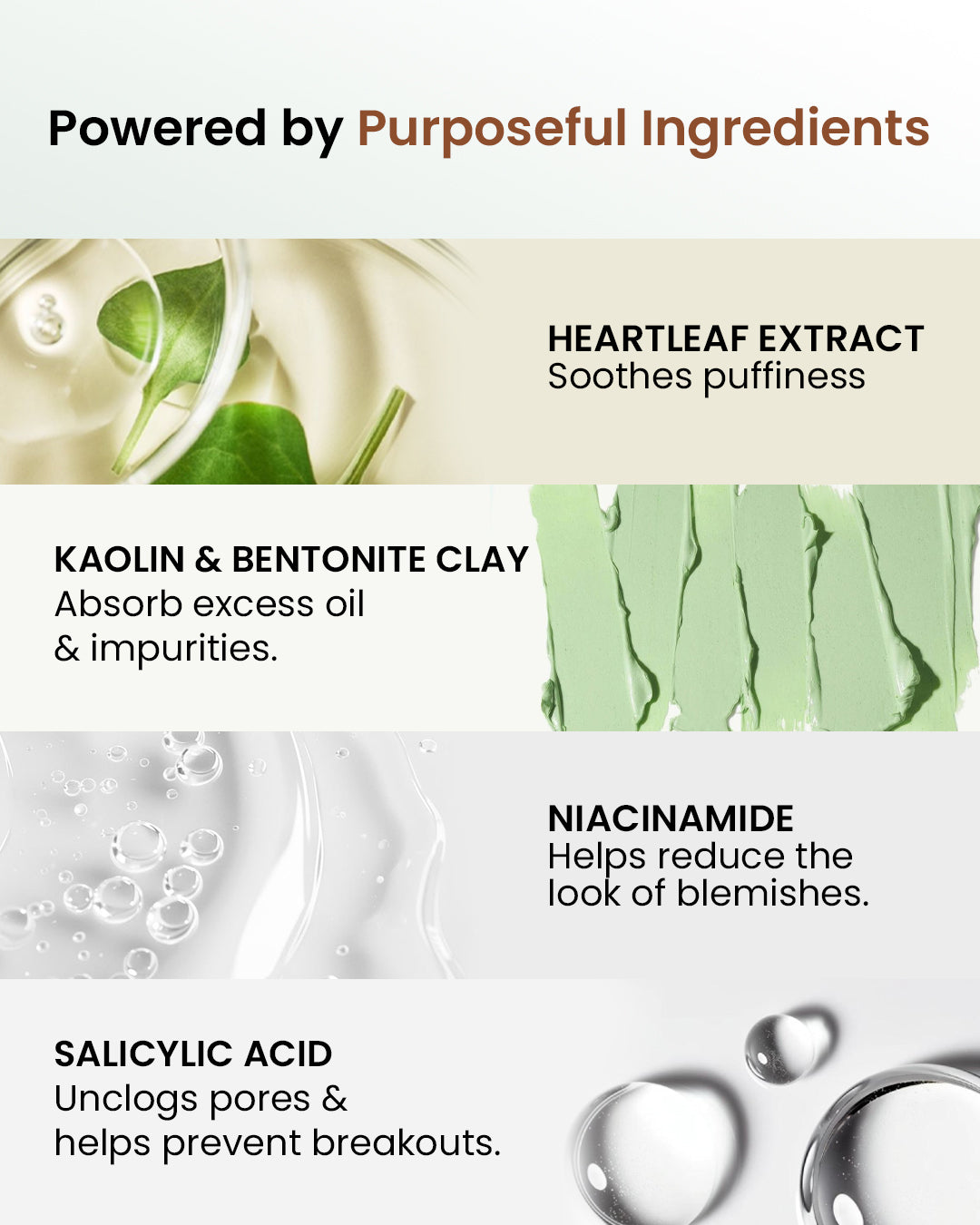Acne Clarifying Heartleaf Clay Mask
