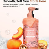 Peach and Crunch Exfoliating Body Wash