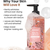Peach and Crunch Exfoliating Body Wash